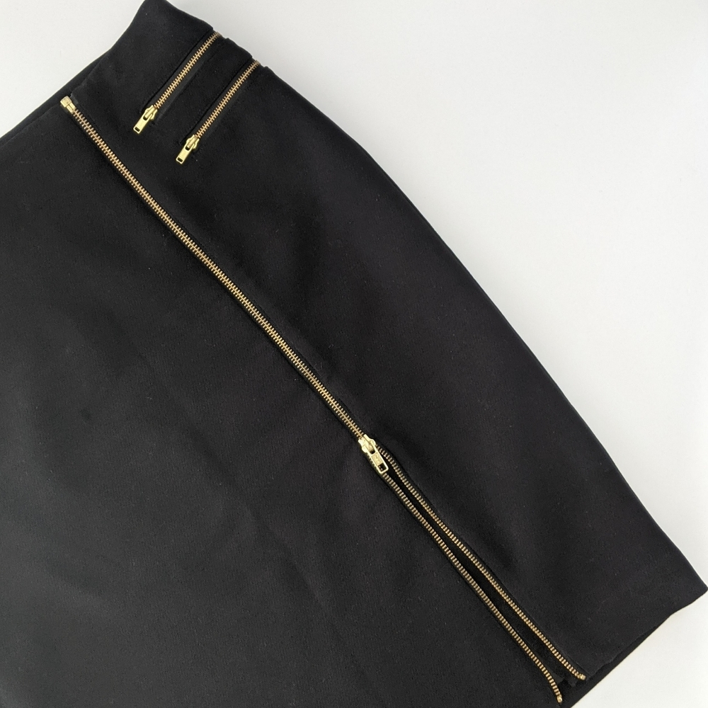 🌼 Worthington Full Zipper Detail Pencil Skirt Black 10